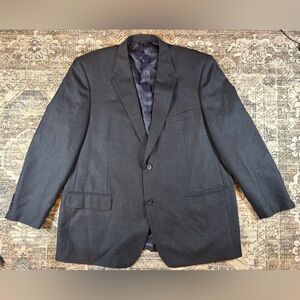 Men’s‎ Joseph & Feiss Houndstooth 100% Wool Sport Coat Blazer Size 46 R